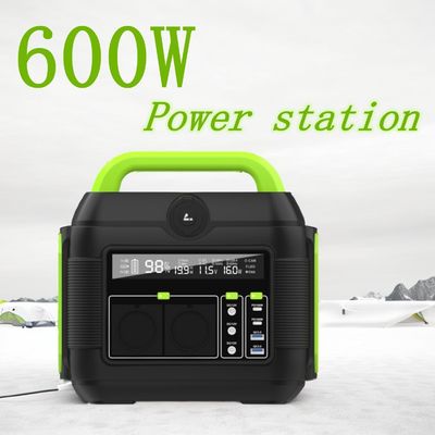 Taşınabilir Elektrik Santrali 600W 300W Üçlü Lityum Pil Güneş Jeneratörü Enerji Sistemi