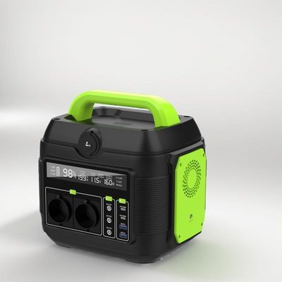 600W açık hava mobil enerji istasyonu Güç taşınabilir lityum pil 576wh Kapasite