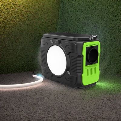 200W Hareketli Elektrik İstasyonu Lityum Pil RV Uav Enerji Depolama için Dış Rüzgar Jeneratörü
