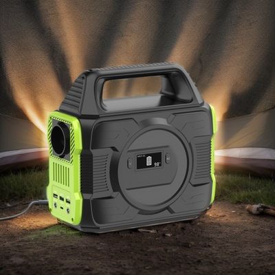 Güneş Enerjisi Depolama Yeniden Dönüştürülebilir MPPT ile 300W Taşınabilir Ev Acil Elektrik Santrali