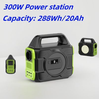 MPPT Teknolojisi 300W AC/DC Çıkış Soketi Balkon Drone ve Bilgisayar için Taşınabilir Mobil Elektrik İstasyonu