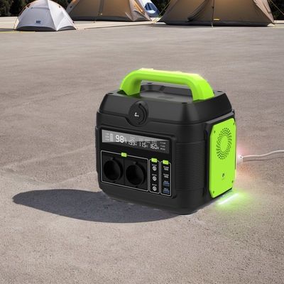 600W çok fonksiyonel çıkış güç istasyonu ile ev taşınabilir güneş pili jeneratörü