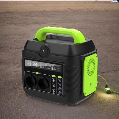 600W çok fonksiyonel çıkış güç istasyonu ile ev taşınabilir güneş pili jeneratörü