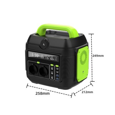 Doğrudan dağıtım için 600W 110/220V-50Hz/60Hz taşınabilir enerji istasyonu güneş jeneratörü