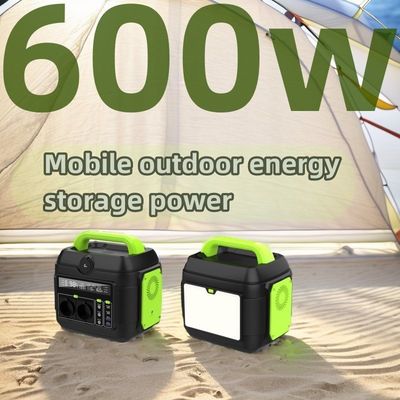 600W 576wh Taşınabilir Elektrik Santrali Geri Dönüştürülebilir Dış Güneş Jeneratörü