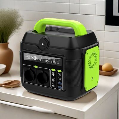 Özellik 600W acil güç kaynağı ihtiyaçları için süper hızlı taşınabilir güç istasyonu