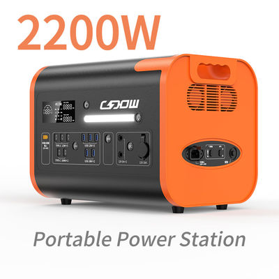 2000Wh Taşınabilir Elektrik Santrali Banka Tedarik Özel ve Ev için Güneş Jeneratörü