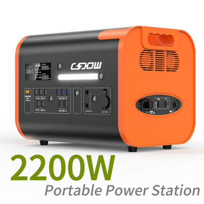 2200W LiFePO4 Pil Konteyneri 90 Dakikalık Şarj Süresi ile Taşınabilir Elektrik İstasyonu