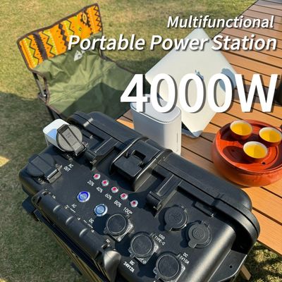 Kamp ve ev yedek gücü için 4000W güneş şarj bankaları AC çıkış akımı 15A Max