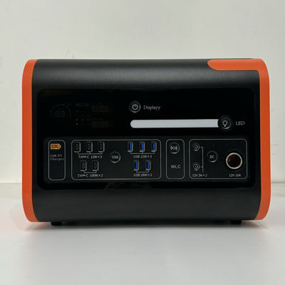 220V Saf Sinüs Dalgası LiFePO4 Pil Güneş Jeneratörü 2048wh Bekleme Enerji Depolama 2200W Taşınabilir Elektrik Santrali