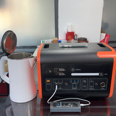 220V Saf Sinüs Dalgası LiFePO4 Pil Güneş Jeneratörü 2048wh Bekleme Enerji Depolama 2200W Taşınabilir Elektrik Santrali