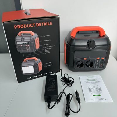 Normal Chord 600W/576wh açık hava ev RV ve bekleme için taşınabilir güç istasyonu