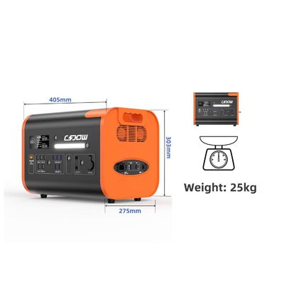 2200W LiFePO4 taşınabilir elektrik santrali 2048wh LiFePO4 Güneş Jeneratörü