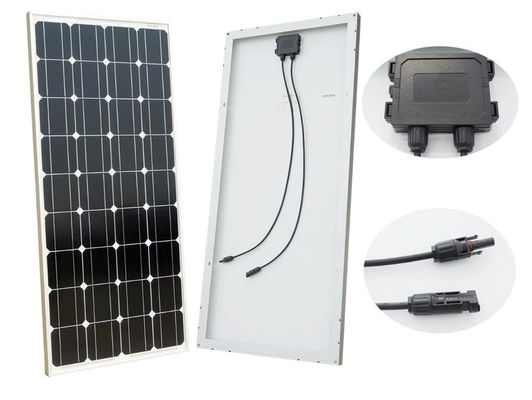 Temizliksiz 25 yıllık güneş paneli 100W 280W monokristalin silikon fotovoltaik modülü alüminyum çerçeve ile