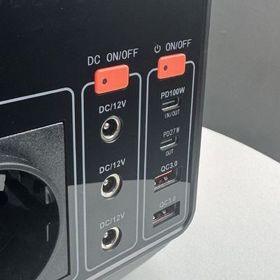 600W 300W 2200W Taşınabilir Elektrik Santrali Ev Açık Kamp için Güneş Paneli Jeneratörü