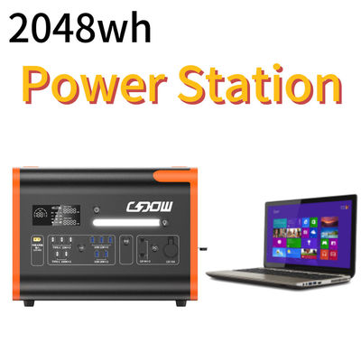 2200W Güneş Jeneratörü 2500W Taşınabilir Elektrik İstasyonu ile Güneş Panelleri Güç Kaynağınız