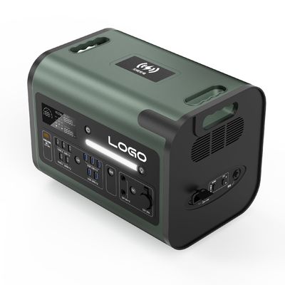 AC/DC/PV şarjı ve büyük kapasite için 2200W Güneş Jeneratörü Taşınabilir Elektrik Santrali