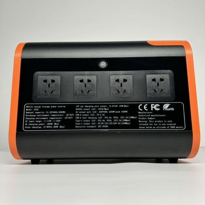 Taşınabilir Şarj edilebilir Güneş Enerjisi Santrali 2200W LiFePO4 Batarya Jeneratörü