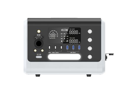 600W Küçük Mobil Güneş Enerjisi Depolama Pil İstasyonu 12V/10A DC Çıktısı HT06