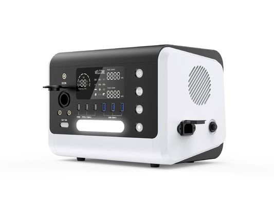 600W Küçük Mobil Güneş Enerjisi Depolama Pil İstasyonu 12V/10A DC Çıktısı HT06