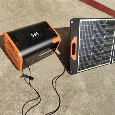 15W kablosuz şarj acil güneş enerjisi istasyonu açık hava kamp ve seyahat için