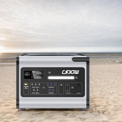 Dış / Kamp / Ev Kablosuz şarj ve AC çıkışı ile LiFePO4 pil enerji istasyonu