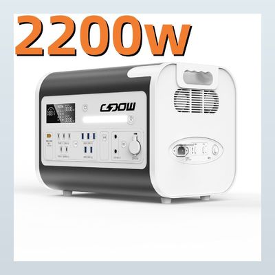 4400W Yüksek Güçlü Katlanabilir Güneş Panelleri ile Dışarıda Taşınabilir Enerji Depolama İstasyonu