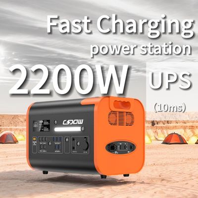 2000W taşınabilir şarj makinesi şarj makinesi dizüstü bilgisayar ve kamp için taşınabilir enerji istasyonu