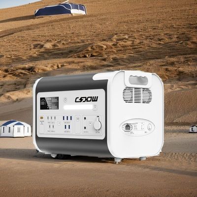 Ana ve Güneş Çözümleri için 2200W Yüksek Güç Çıktısı Taşınabilir LiFePO4 Elektrik Santrali
