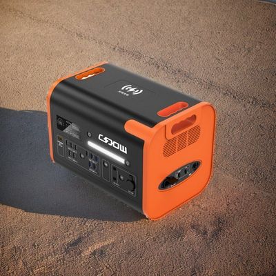 LiFePO4 Pil Acil Kamp Güneş Jeneratörü 1000W 2200W Taşınabilir Elektrik Santrali
