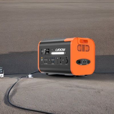 LiFePO4 Pil Acil Kamp Güneş Jeneratörü 1000W 2200W Taşınabilir Elektrik Santrali