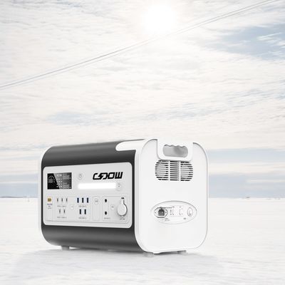 Çıkarılabilir pil paketi 2000W Acil güç kaynağı için taşınabilir güneş enerjisi istasyonu