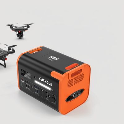 Yüksek Güçlü LiFePO4 Pil ve Çift Hızlı Şarj 2200W taşınabilir Elektrik İstasyonu