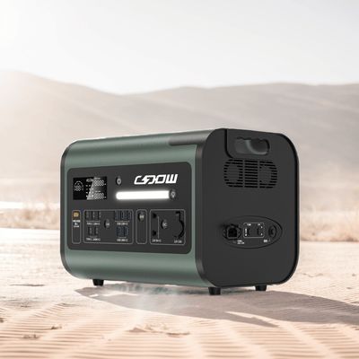 Siyah ve Turuncu 2 200W Taşınabilir Güneş Enerjisi Santrali Dışarıdaki Şarj Kaynağınız