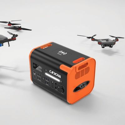 Yüksek Kapasiteli 2200W Taşınabilir Elektrik Santrali 2048Wh Açık Hava Kampı için Güneş Şarjı