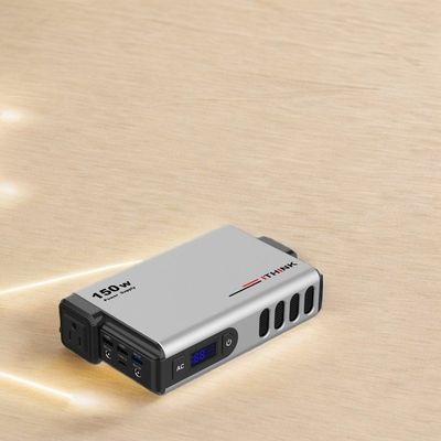 150W taşınabilir enerji istasyonu geri dönüştürülebilir ve hızlı şarj bekleme güneş enerjisi depolama