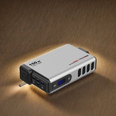 150W taşınabilir enerji istasyonu geri dönüştürülebilir ve hızlı şarj bekleme güneş enerjisi depolama