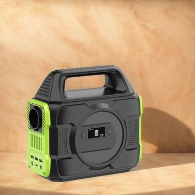 110/220V AC Şarjlı LCD Ekranlı Ve Lityum Pilli Taşınabilir Elektrik İstasyonu 300W