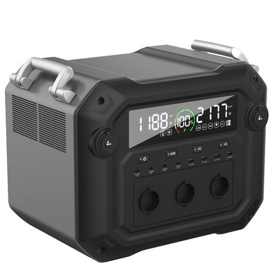 1200W Şarj 2500W Yüksek Güçlü Güneş Jeneratörü Ev Portatif Elektrik Santrali için