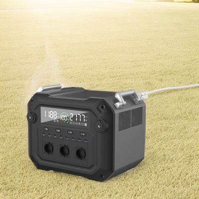 1200W Şarj 2500W Yüksek Güçlü Güneş Jeneratörü Ev Portatif Elektrik Santrali için