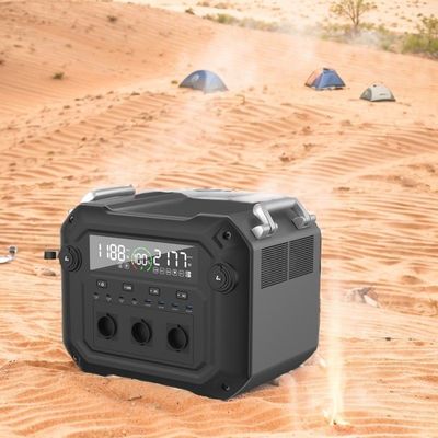 Taşınabilir Elektrik İstasyonu 110V/230V-50Hz/60Hz Aile için Güneş Jeneratörü 2500W 2340wh