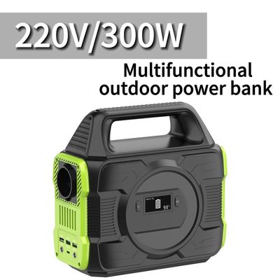 300W 220V Güneş Şarj Hazine Ev Kamp Acil Lityum Pil Taşınabilir
