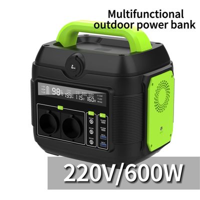 Tüm uyumlu markalar için taşınabilir 220V 600W Dış Kamp Enerji Depolama Jeneratörü