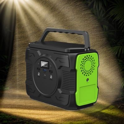 200W Güç İstasyonu Açık Hava Kampı Güneş Jeneratörü 48000mAh Pil ve LED Işık