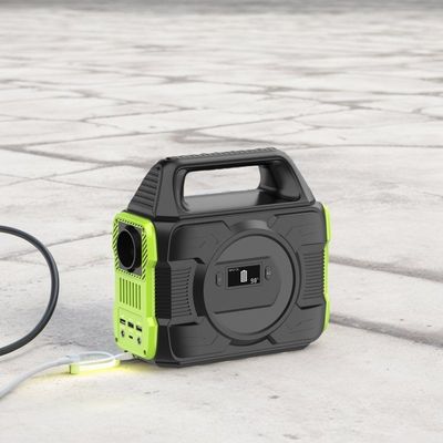 Dışarıda Taşınabilir Mobil Güç Aile Acil Durum Jeneratörü Sıvı Kristal Ekran 300W/288wh
