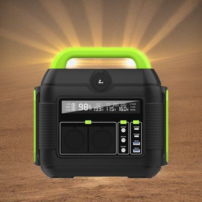 Kuzey Amerika'da Ev Enerji Depolamaları için 600W Taşınabilir Güneş Jeneratörü Güç Santrali