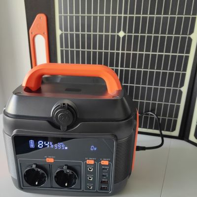 S6 600W Mobil Güç Lityum Pil ve Sinüs Dalga Çıkışı ile Güneş Enerjisi Santrali