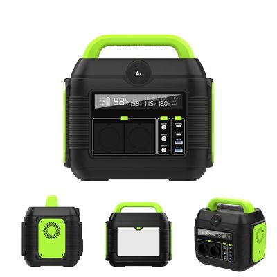 Taşınabilir jeneratör Lityum Pilli AC Soket 110V 220V 600W ile Mobil Elektrik İstasyonu