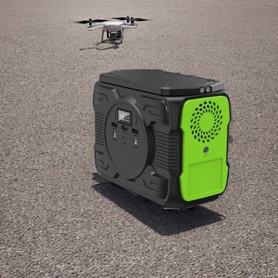 EU AC Soket 300W Geri Dönüştürülebilir Lityum Pil Paketi Açık Hava için Güneş Jeneratörü