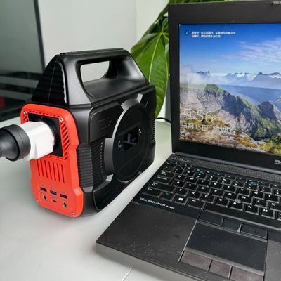 Yüksek Güçlü 300W Balkon RV Enerji Depolama Jeneratörü LED Işıklı Mobil Güç AC Çıktısı S3